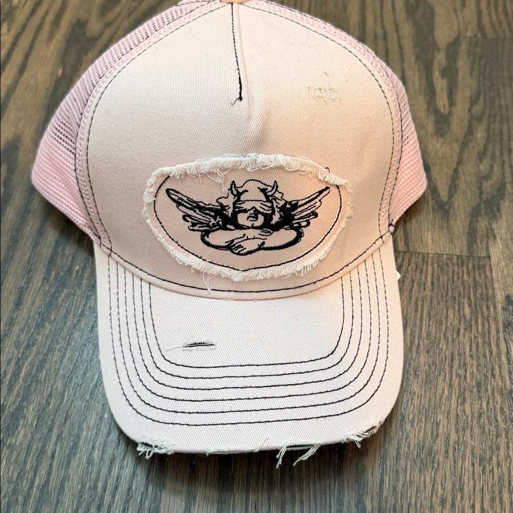 Boys lie miss mayhem Pink trucker hat - Picture 2 of 6